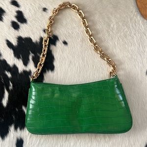 Zara green mini bag